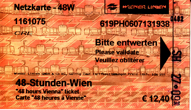 Fahrkarte Wien