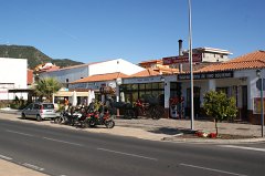 Motorradtreffpunkt vor dem Chinyero