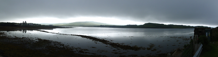 Abendstimmung in Dunvegan mit besserem Wetter in Aussicht