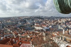 Blick von der Burg auf die Stadt