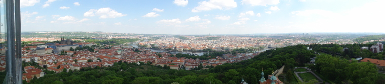 tolle Sicht auf die ganze Stadt