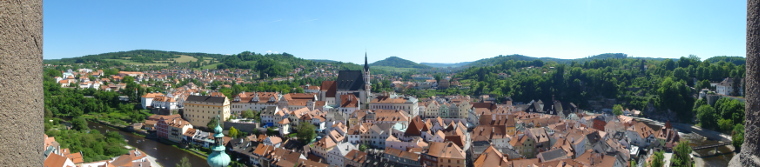 Blick über die Stadt von der anderen Seite