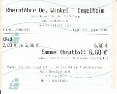 Fährticket